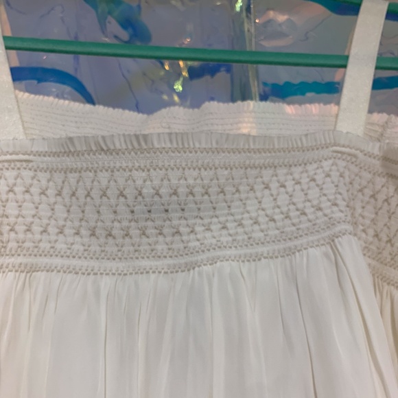 Ramy Brook White Ruffle Tank - Picture 2 of 4